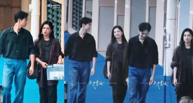 李现张婧仪《雾里青》开机同框曝光 身高差17cm角色造型获关注 | 现场图